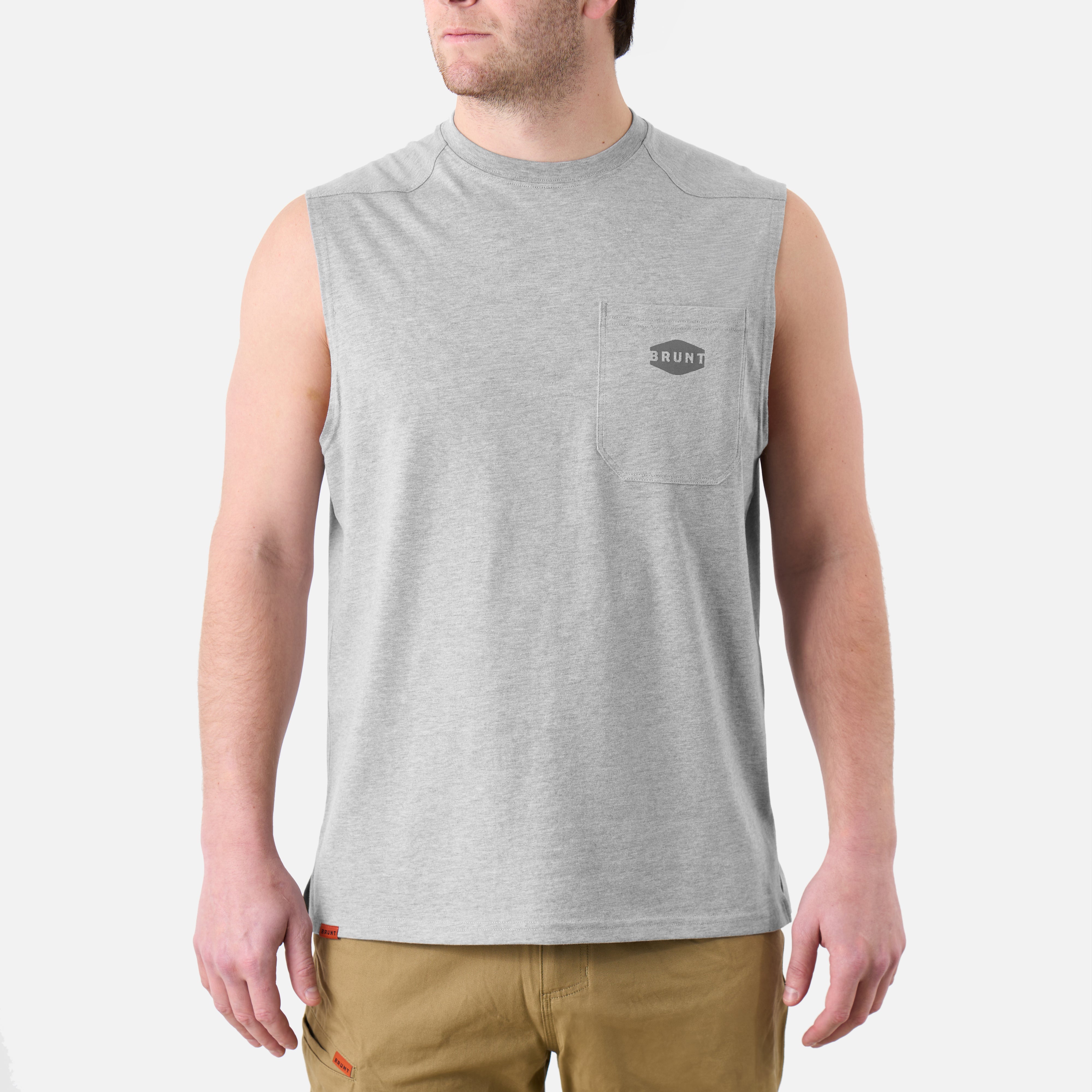 The Martin Sleeveless Pocket Tee - Image 11